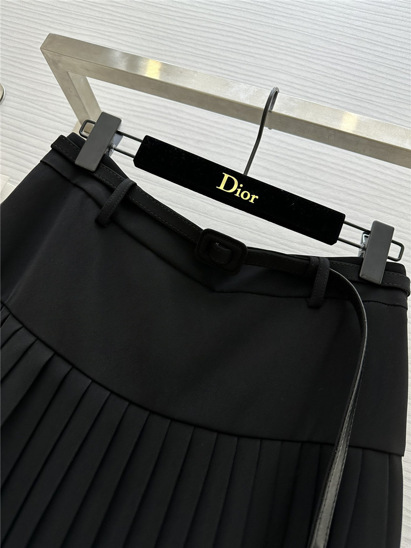 D10r belted pleated skirt replica d&g clothing