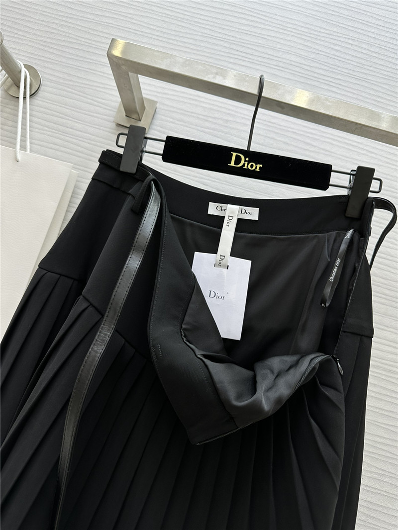 D10r belted pleated skirt replica d&g clothing