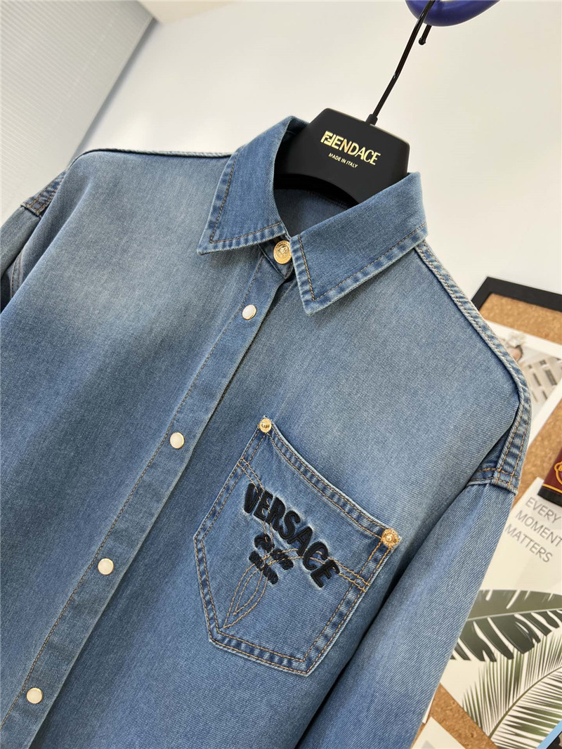 Versace new denim jacket replica d&g clothing