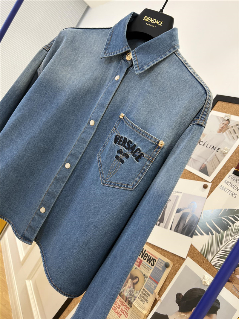 Versace new denim jacket replica d&g clothing