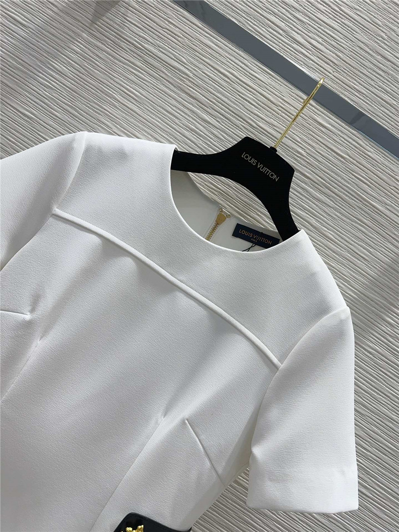 l0vis Vvtt0n lv hepburn style short-sleeved dress replica clothes