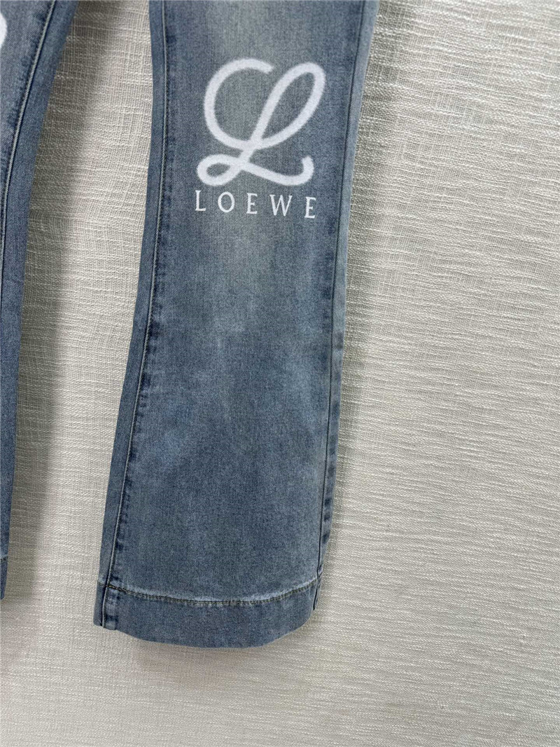 L0ew* high waist bootcut jeans replica clothing