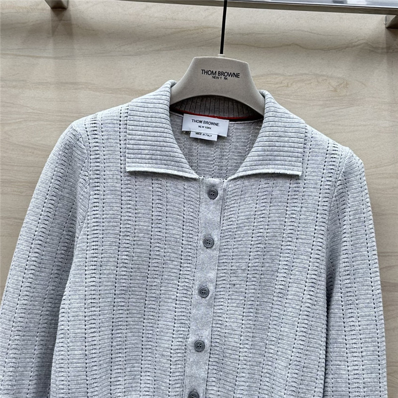 Thom Browne Short Knitted Cardigan
