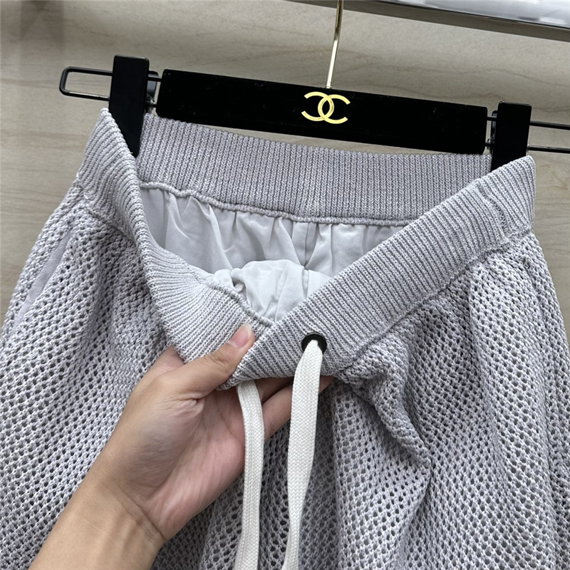 BC hollow knitted shorts replica d&g clothing