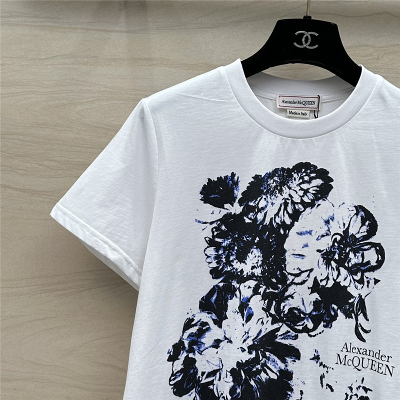 a1exa*der Mcqv*en cotton t-shirt replica clothing