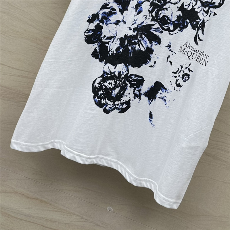 a1exa*der Mcqv*en cotton t-shirt replica clothing