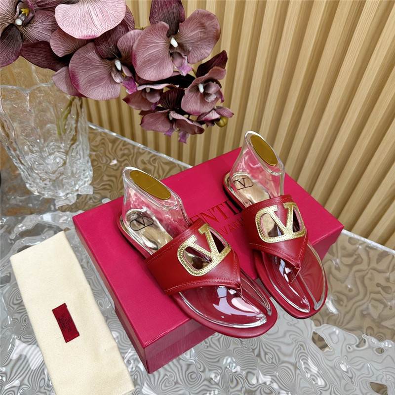 va1e*ntin0 hollow logo slippers Marg*e1a replica shoes