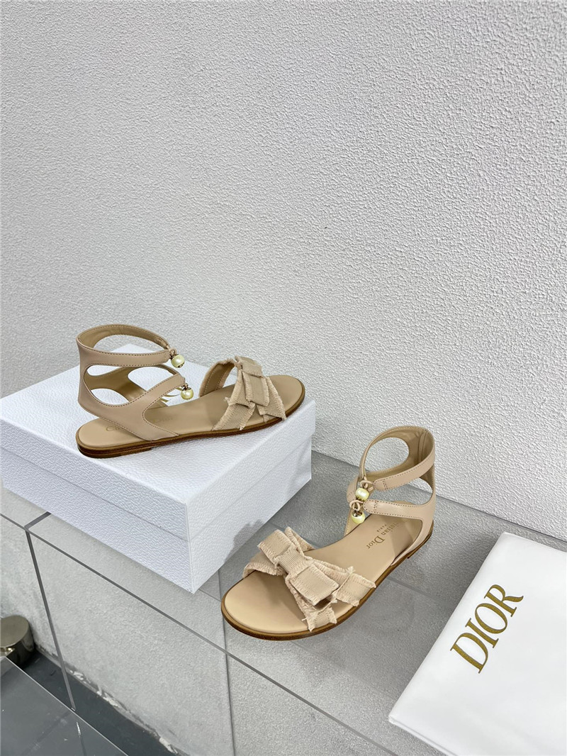 D10r bow cd embroidery series sandals best replica shoes website