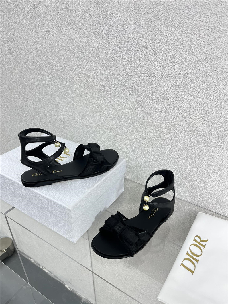D10r bow cd embroidery series sandals best replica shoes website