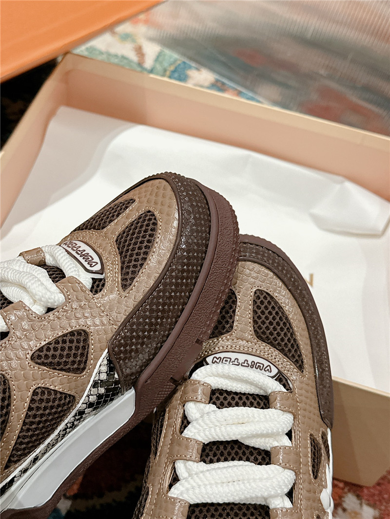 l0vis Vvtt0n lv women¡¯s brown skate trainers
