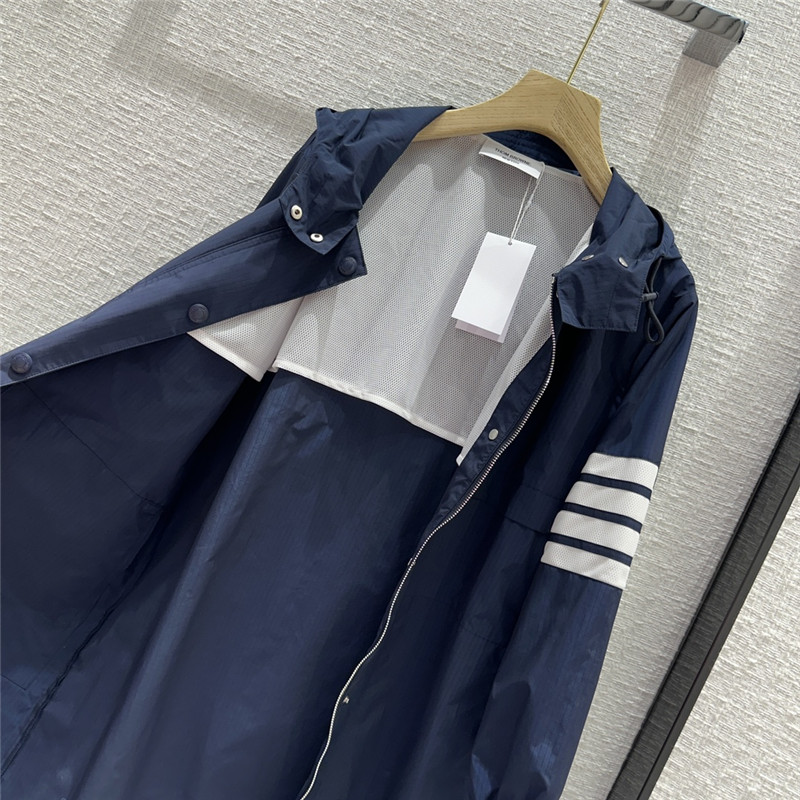 Thom Browne long trench coat replica d&g clothing