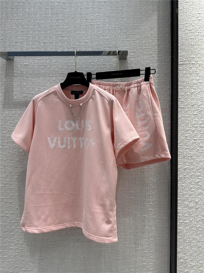l0vis Vvtt0n lv printed logo sports suit replica clothes