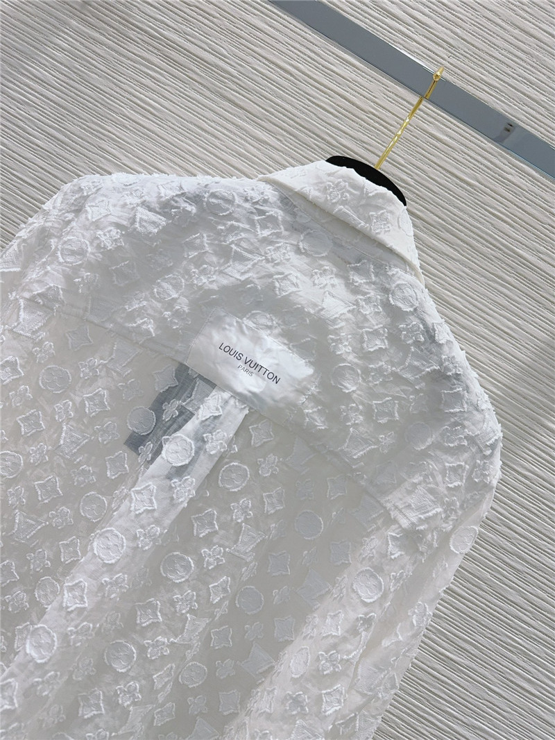 l0vis Vvtt0n lv semi-see-through shirt replicas clothes