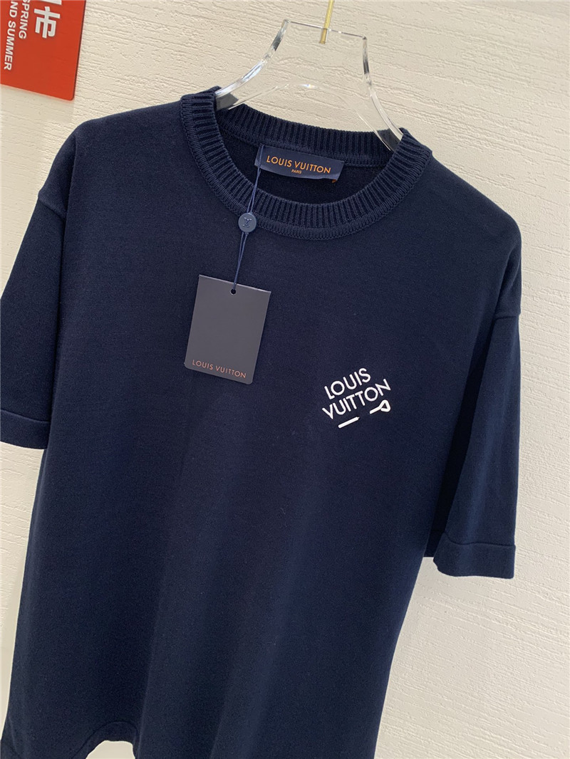 l0vis Vvtt0n lv fluorescent letter pin short sleeve replica clothing