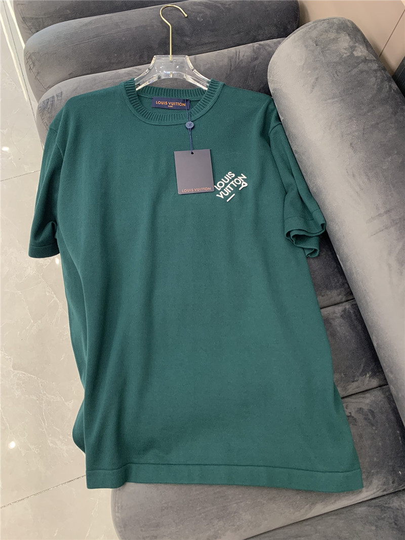 l0vis Vvtt0n lv fluorescent letter pin short sleeve replica clothing