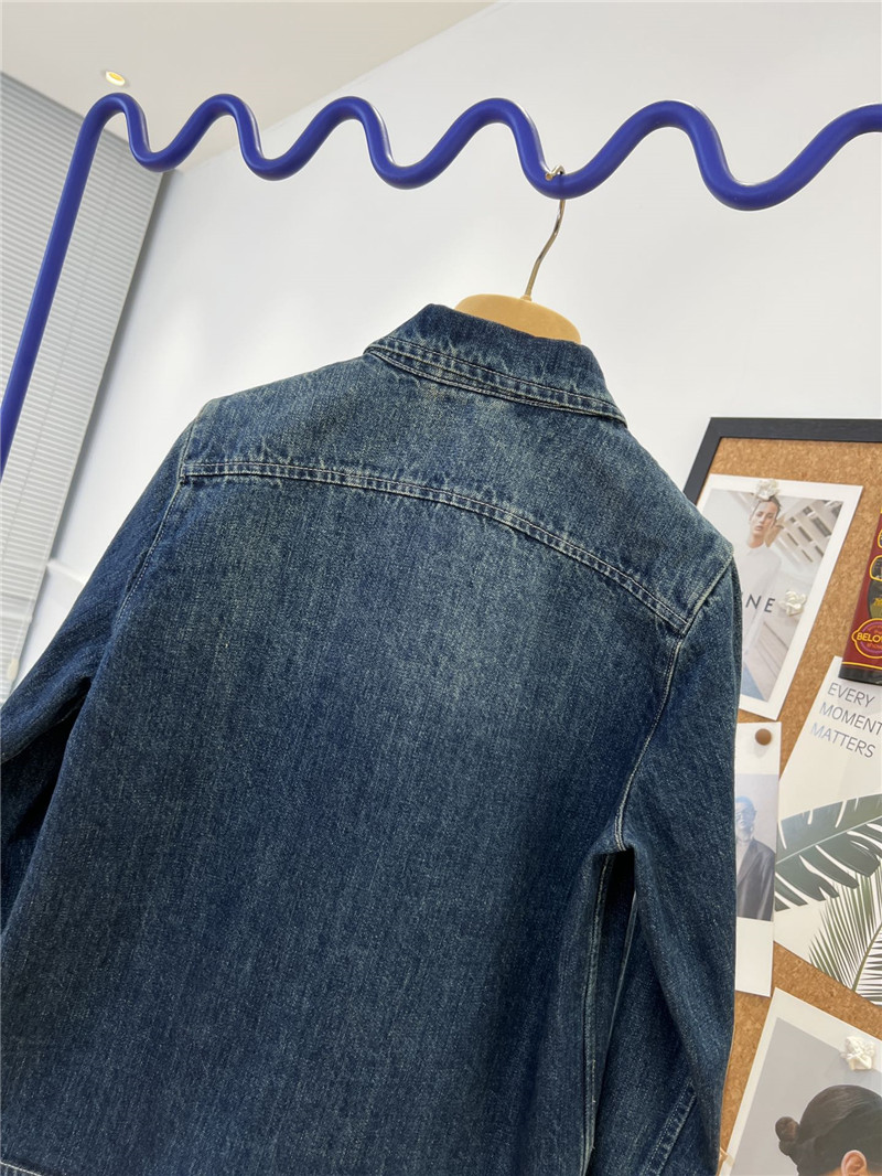 M1um1u denim shirt jacket replica d&g clothing