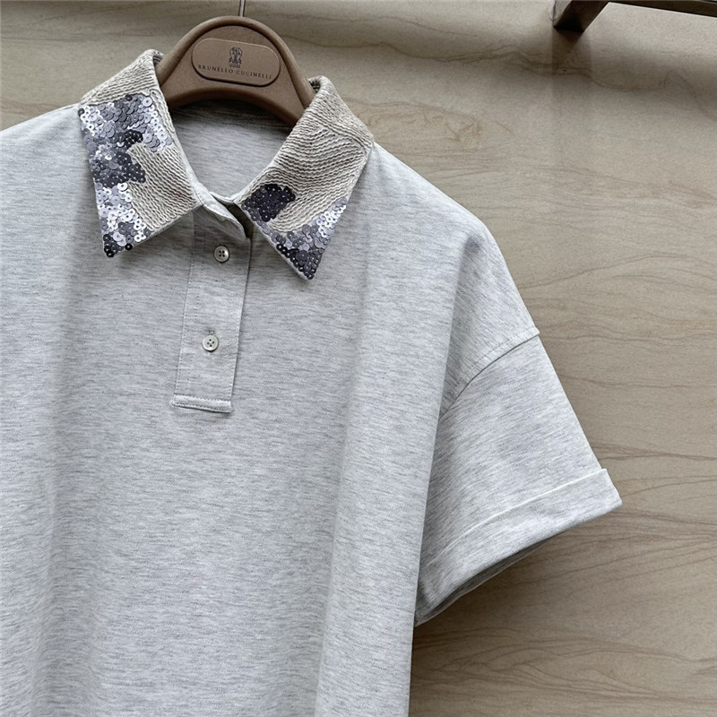 BC rope sequin collar polo T-shirt replica clothes