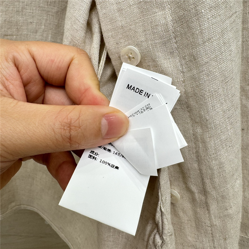 BC rope sequin collar linen shirt replica d&g clothing