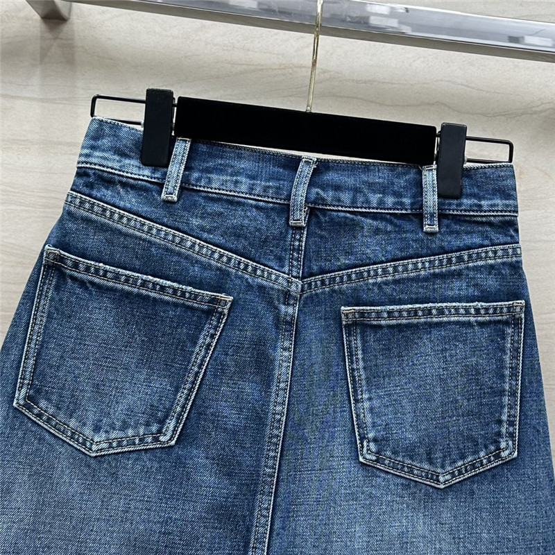 Ce1i*e washed denim skirt replicas clothes
