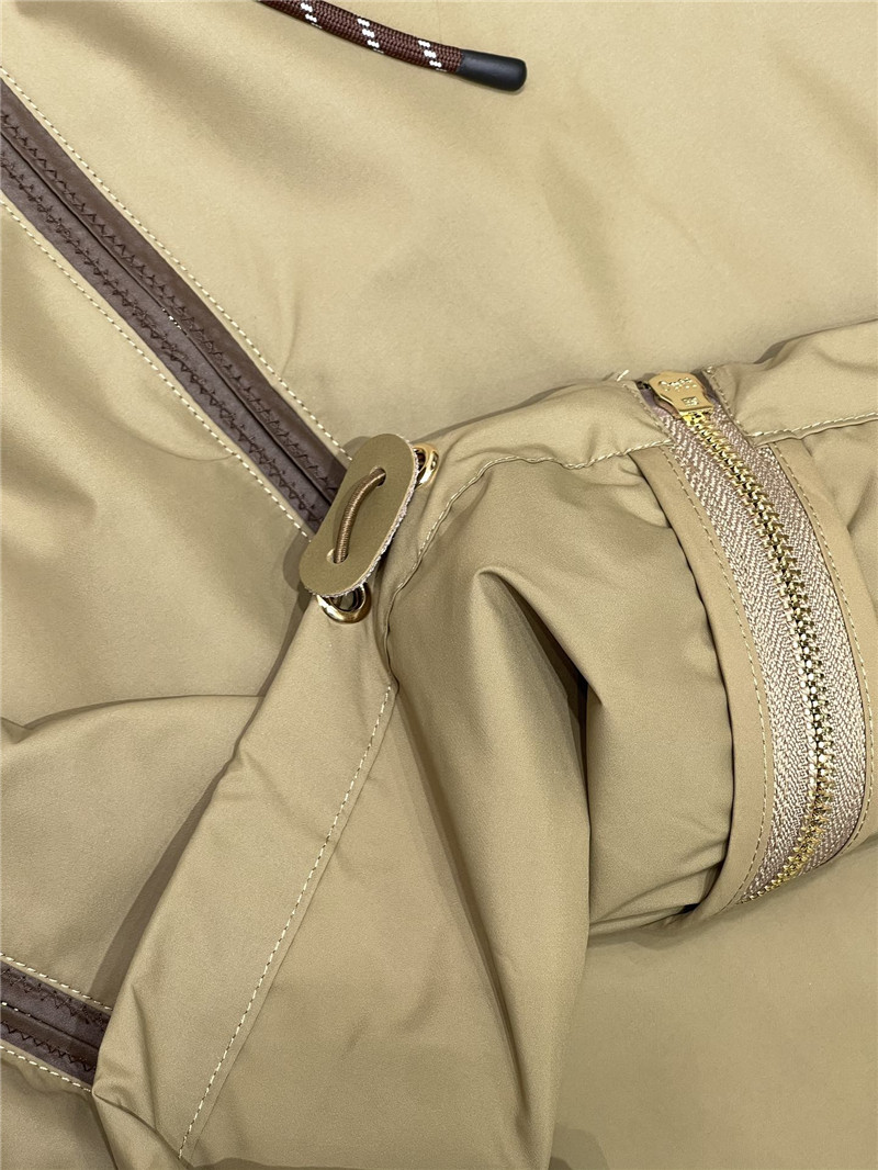 M1um1u zippered nylon sun protection jacket and skirt suit