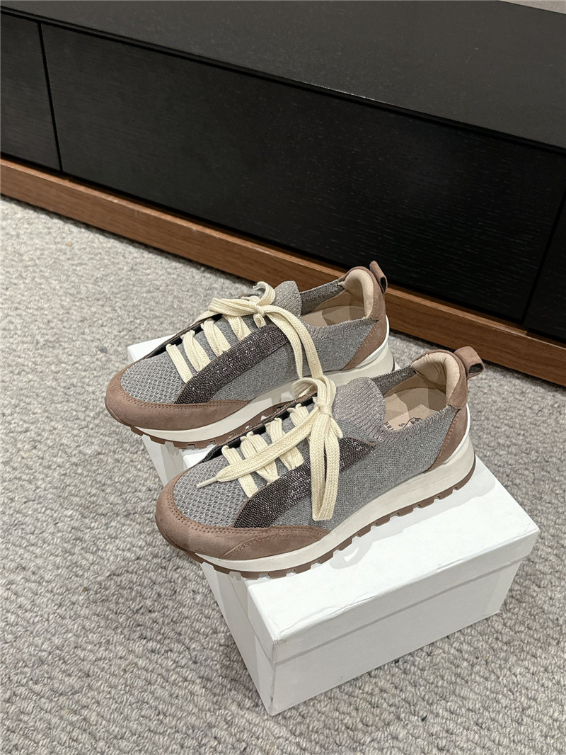 BC Brown Platform Sneakers for Women