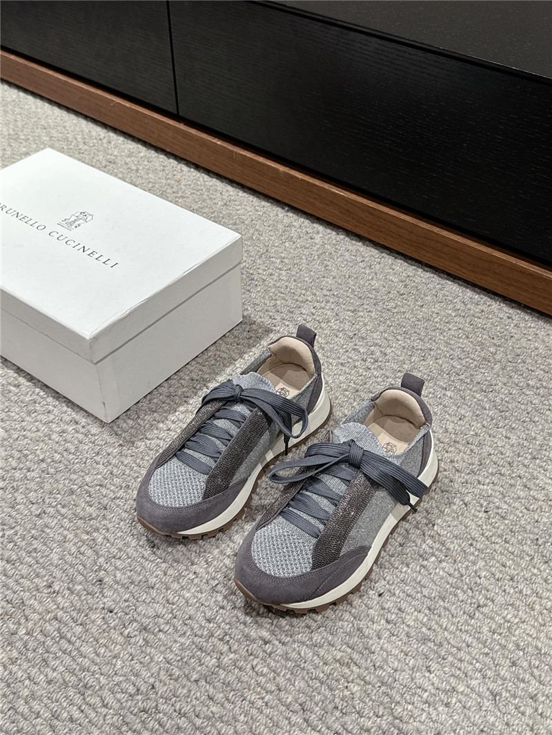 BC Gray Platform Sneakers for Women