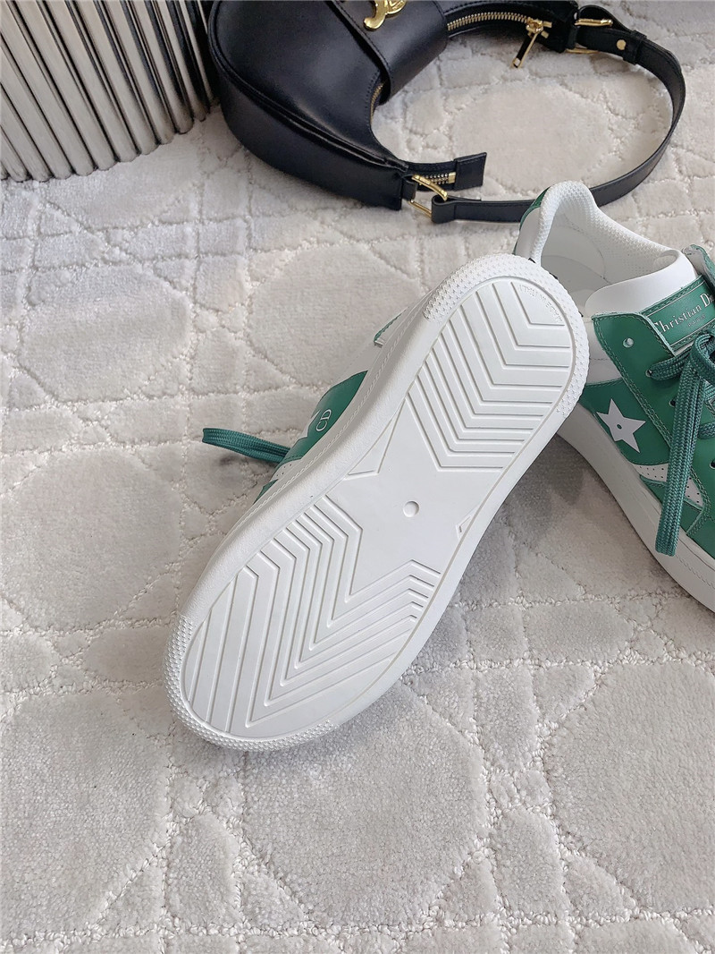 D10r platform green sneakers