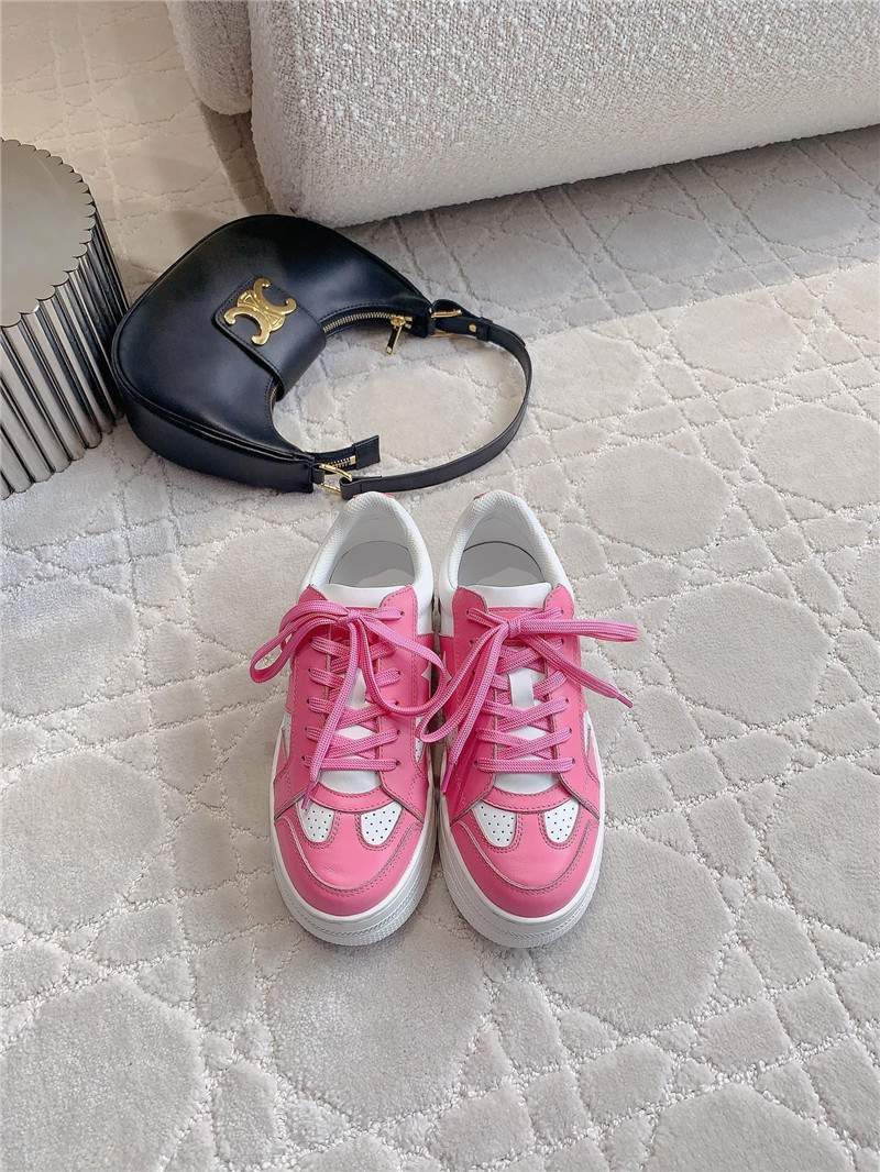 D10r platform green sneakers pink