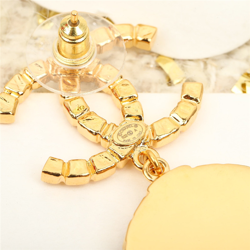 Ch**el handmade kangpeng earrings