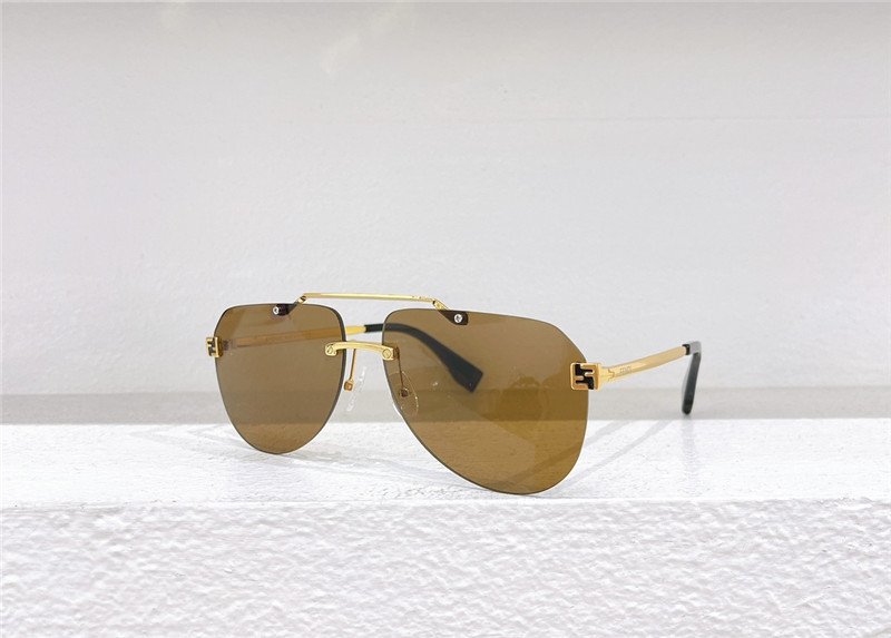 F**di fashionable aviator sunglasses