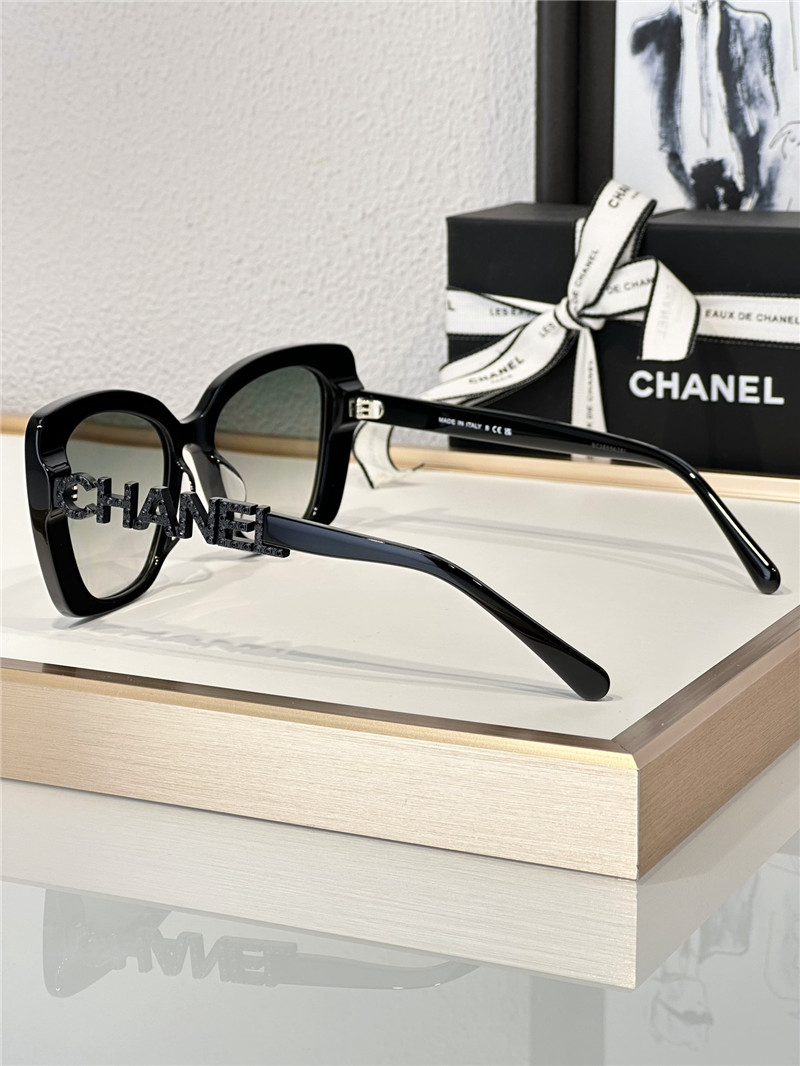 Ch**el classic square frame butterfly sunglasses