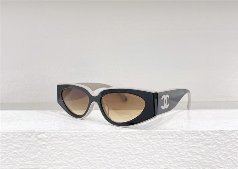 Ch**el new fashion catwalk sunglasses