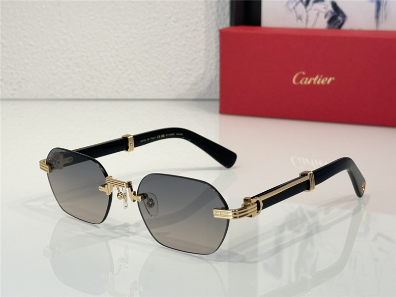 C a r t i e r new frameless wooden leg sunglasses