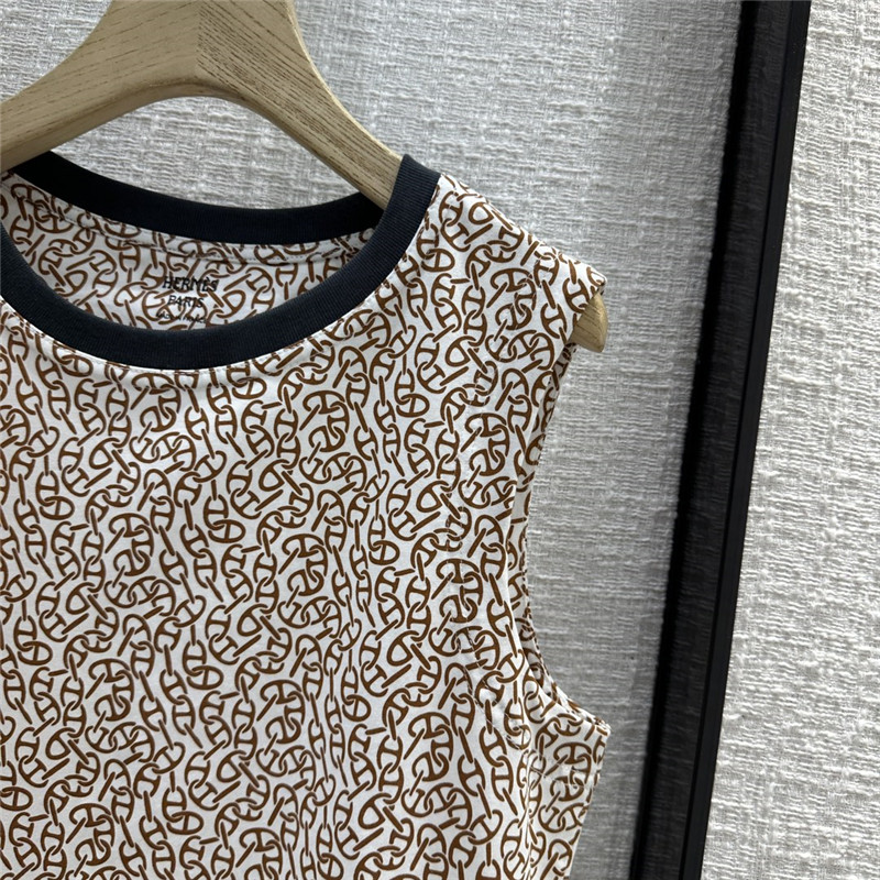H**me5 round neck printed vest t-shirt replica d&g clothing