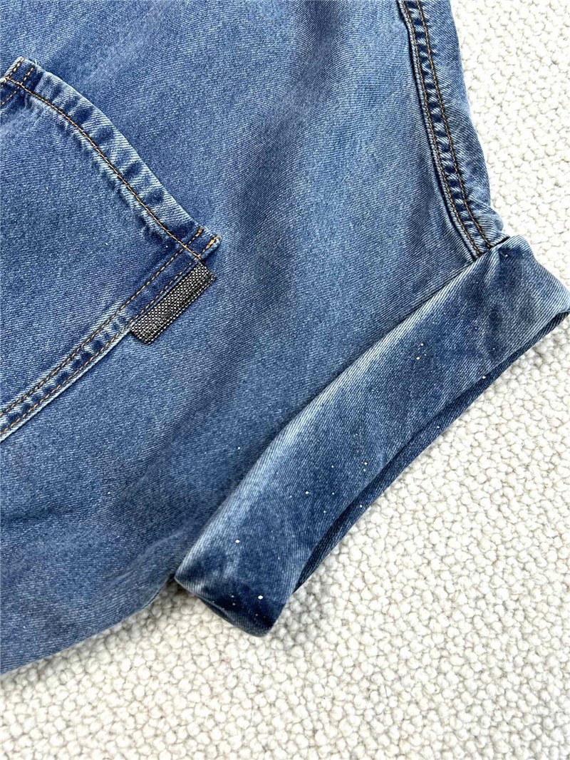 BC soft denim elastic waist short sleeve dress replicas clothes