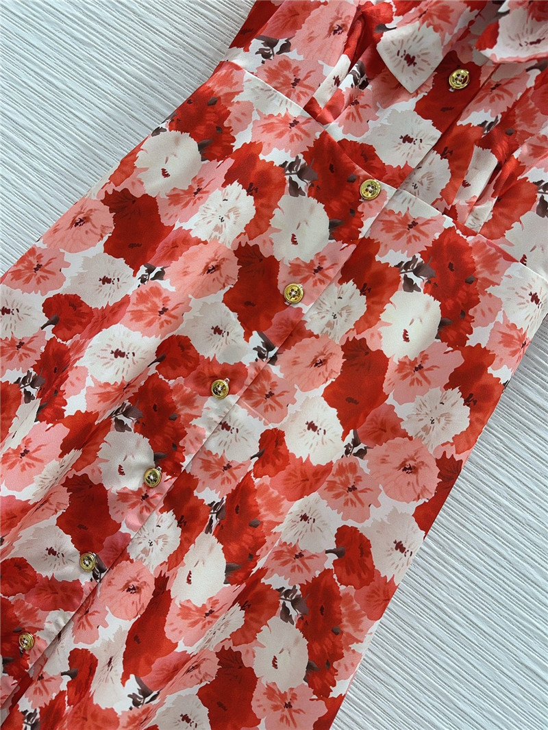 M1um1u french floral series dress replica designer clothes