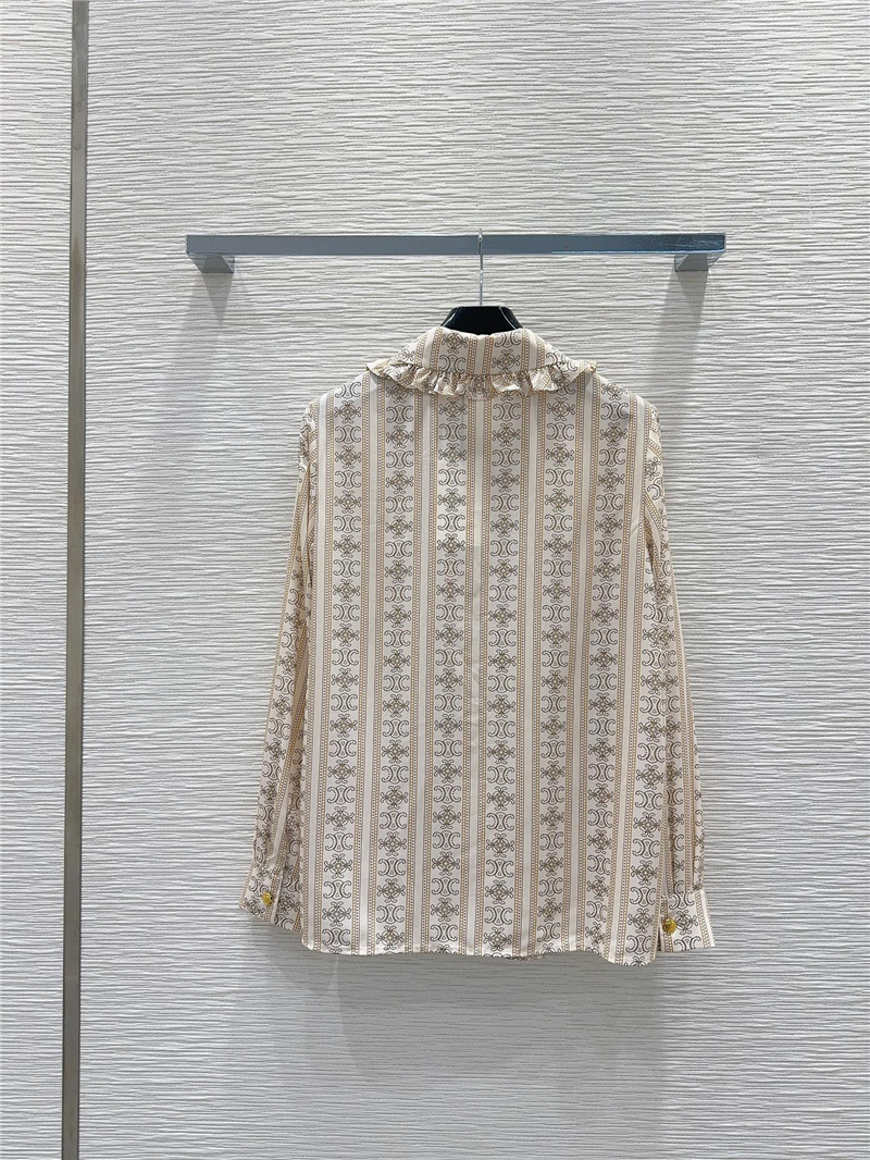 Ce1i*e ruffled shirt replica d&g clothing