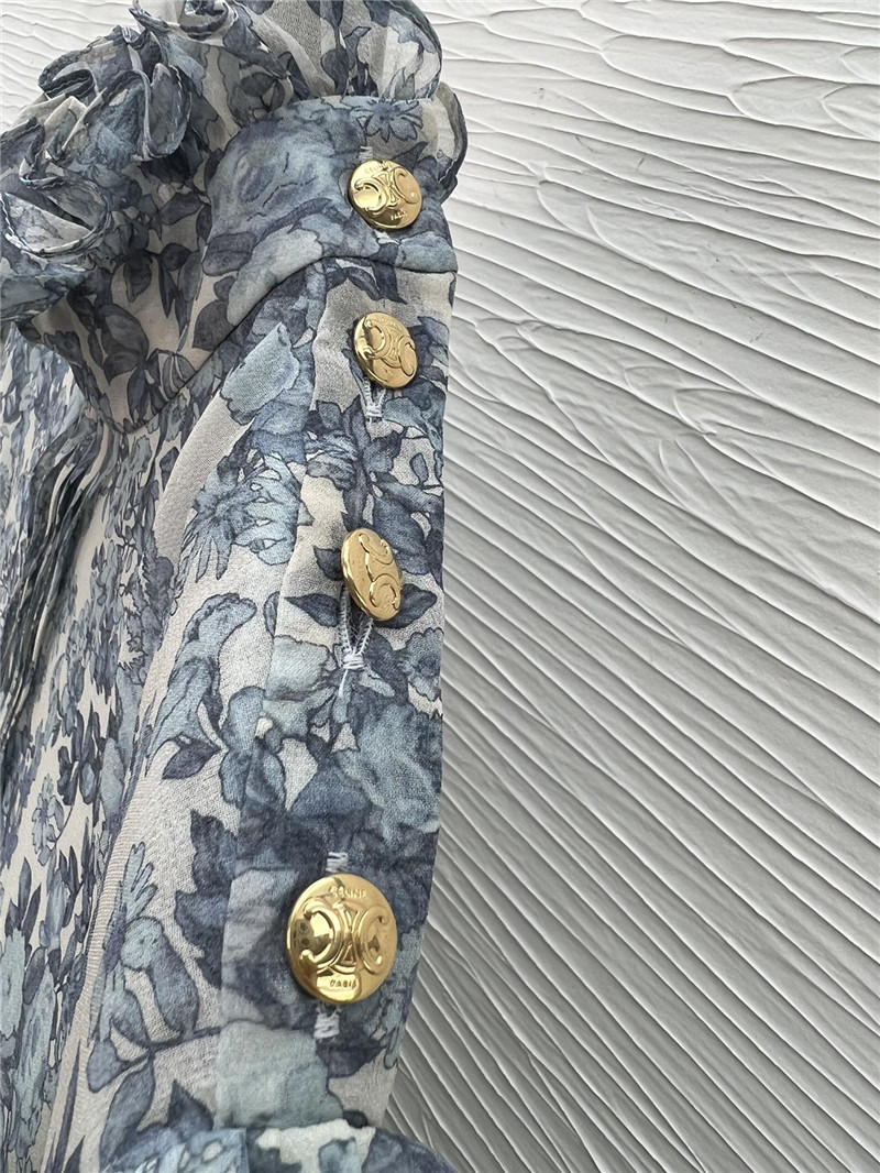 Ce1i*e new silk floral shirt replica d&g clothing