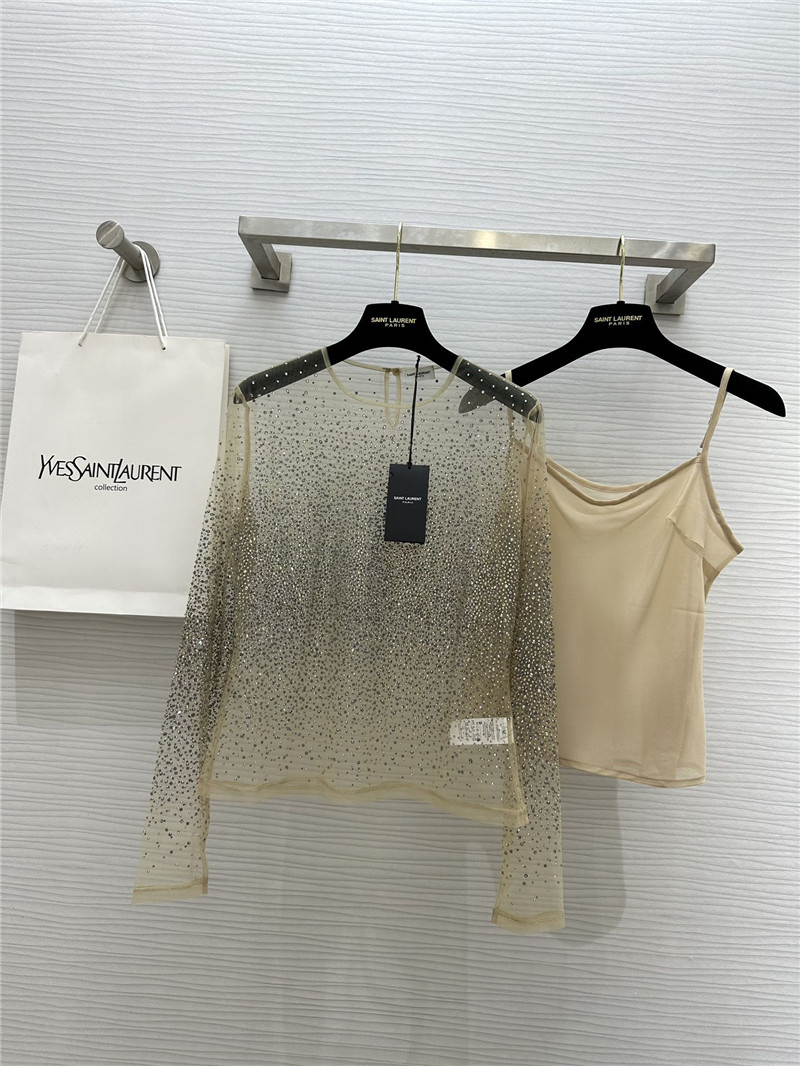 y51 full D1am0nd fried mesh top replica d&g clothing