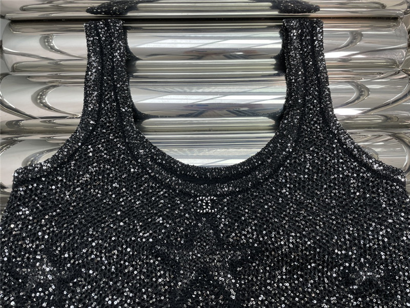 Ch**el starry knitted dress replicas clothes
