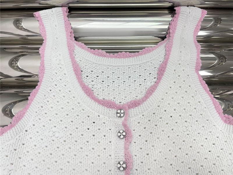 Ch**el hollow knitted camisole replica clothes