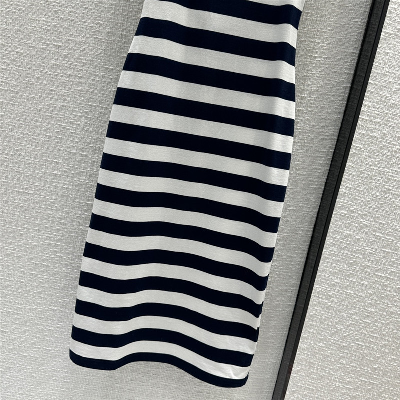 Moncler striped backless long skirt replica clothing