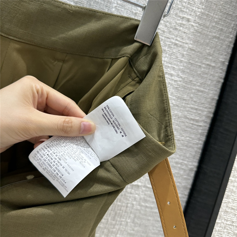 Pra*a triangle belt suit shorts replica clothing