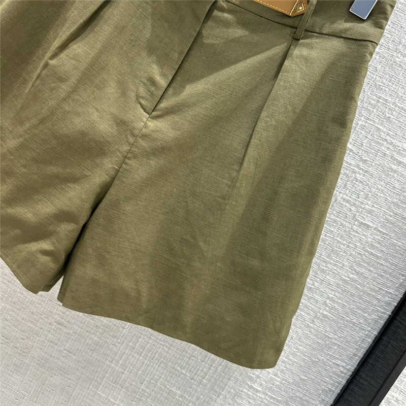 Pra*a triangle belt suit shorts replica clothing