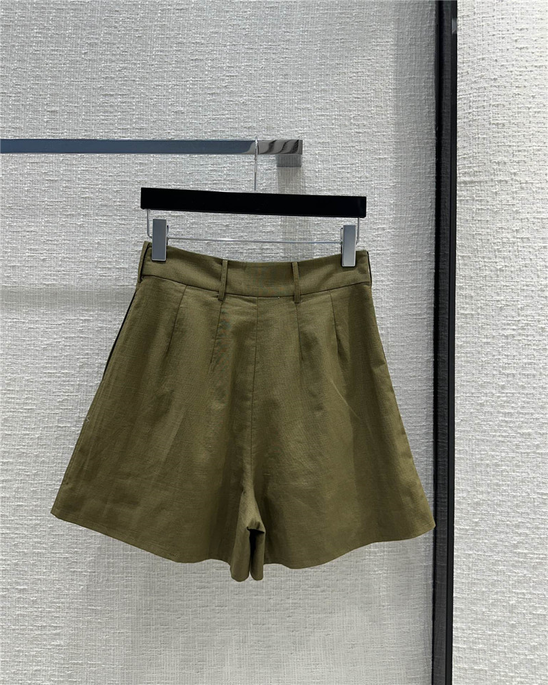 Pra*a triangle belt suit shorts replica clothing