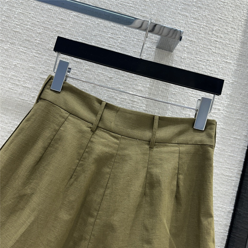 Pra*a triangle belt suit shorts replica clothing