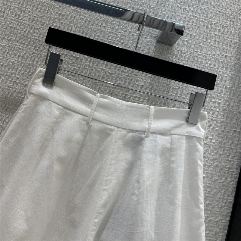Pra*a triangle belt suit shorts replica clothing