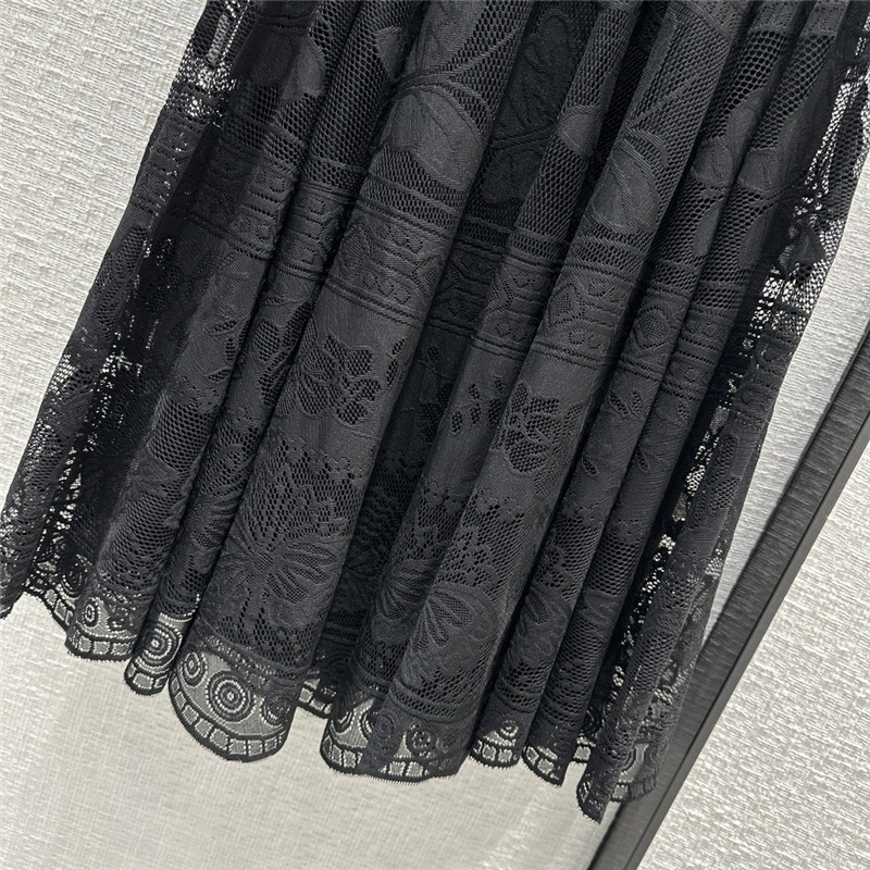 D10r hollow embroidered lace long skirt replica clothing sites