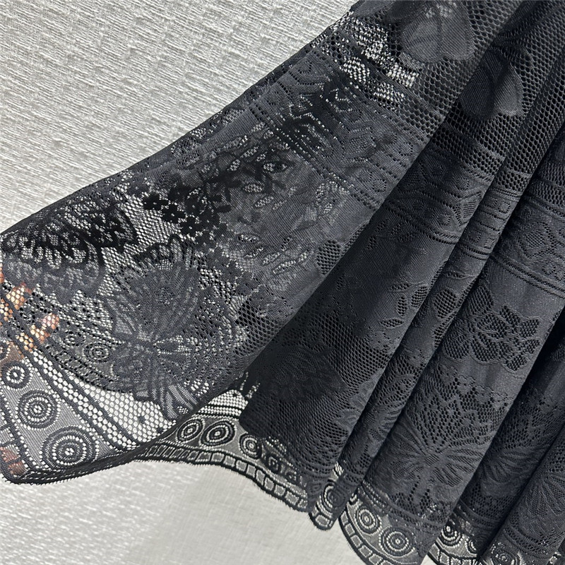 D10r hollow embroidered lace long skirt replica clothing sites