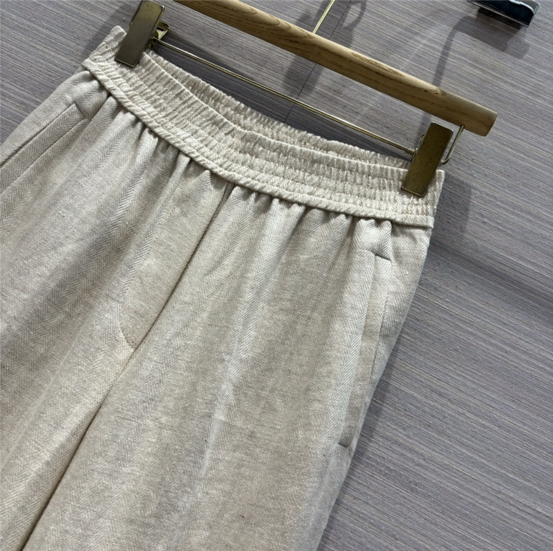 BC cotton and linen straight casual pants replica clothing sites